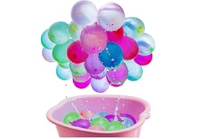 DIIQII 222 Pcs Palloncini d'Acqua Autosigillanti, Facile da Riempire Bombe d'Acqua Water Balloons Palloncini Colorati, Gavettoni Autosigillanti per Bambini per Giochi Estate Feste All'aperto