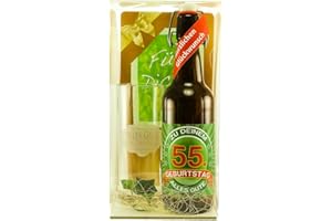 SÜNGROSS Bier Geschenk Geschenkset 55. Geburtstag