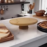 Deconox Ayaklı Y&uuml;ksek Bambu Sunum Tabağı | Y&uuml;kseltici Ayaklı Bambu Sunum Tepsisi &ndash; Doğal, Şık ve Dayanıklı (20cm*20cm*6cm)