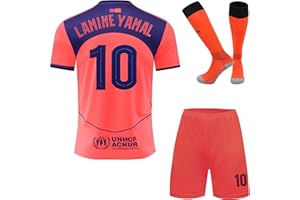 DMDMK Barcelona Yamal #10 2025/2026 Dritte Trikot Shorts und Socken Kinder und Jugend Größe