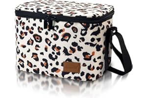 ‎AOSBOS Kühltasche Klein Leicht Lunch Tasche Isoliertasche zur Arbeit Schule Faltbar Wasserdicht Lunchbag Reißverschluss Kühlbox Mini Thermotasche