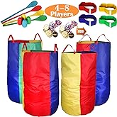 Kids Outdoor Games, Bag Racing Games, Egg Hacker, 3 Legged Race Bands, Birthday Party Games for Kids Adults Family, Party Tos