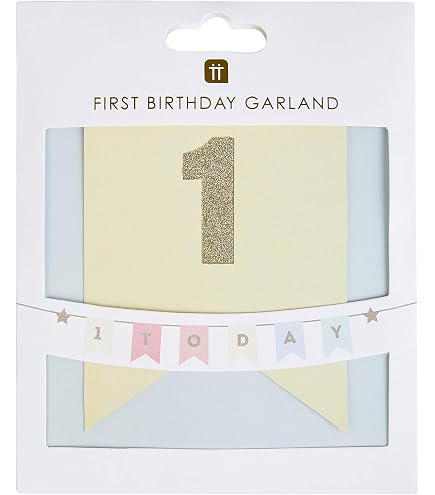 Oak Tree Festone Olografico Happy 3rd Birthday - 11 Bandierine, Lunghezza 3,9 Metri
