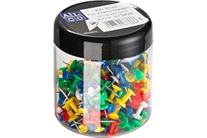 Alco-Albert 673B26 Lot de 200 épingles colorées assorties