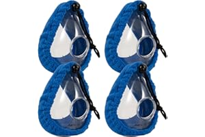 NOGSAY CPAP Masken Liner Kompatibel mit ResMed AirFit und AirTouch F20 F10,Soft Masken Kissenbezüge passend für eine Vielzahl von Nasen,Mundmasken & die Meisten Vollmasken,Wiederverwendbar,Elastisch,4 Stück