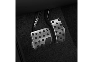 ‎SPIGEN Spigen Tesla Model Y (~Juniper 2025) & Model 3 (~Highland 2025) Pedale, Gas- und Bremspedalabdeckung für alle Tesla Model Y/3 Modelle Zubehör (Nicht kompatibel mit Y Standard/Performance) - Carbon