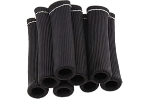 ENET 8x Hochleistung Hitzeschutz Schutz- Zündkerze Ärmel Draht Kofferraum Schwarz