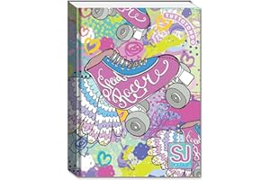 PRESTIGE & DELUXE Agenda compatibile con Diario Scuola Seven SJ Viola Hey You 2024-2025 F.to standard 20x15 cm + portachiave paillettes e penna colorata