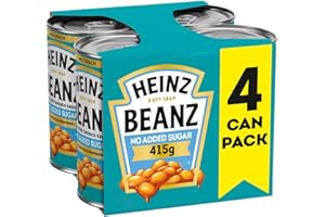 Heinz No Added Sugar Baked Beans 4x415 g