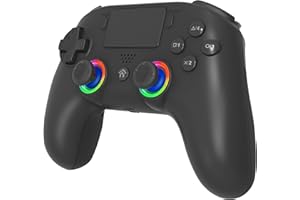 Subsonic - Mando inalámbrico para PS5 con paletas y LED programables, vibración y función táctil - Mando PS5 Negro