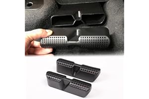 DIYUCAR Cubierta de salida de aire negra para coche debajo del asiento para X3 F25 X4 F26 2011-2017, accesorios de conducción a la izquierda