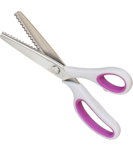 Ciseau Cranteur Westcott 24,2 Cm - Lames Acier Inox, Poignées Ergonomiques, Pour Tissu Et Papier