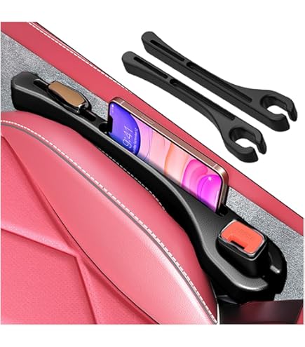 2 Riempitivi Per Sedili Auto - Cuscinetti Anti-Perdita Nero, Per Evitare Oggetti Caduti Tra I Sedili - Foto 2