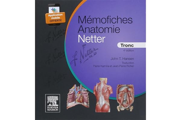 Mémofiches Anatomie Netter - Tronc