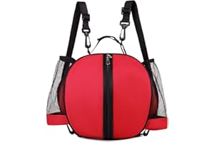 Ezweiji Bolsa de baloncesto, baloncesto, fútbol, voleibol, bolso bandolera, bolsa de entrenamiento, bolsa de almacenamiento con correa para el hombro, para adultos y niños