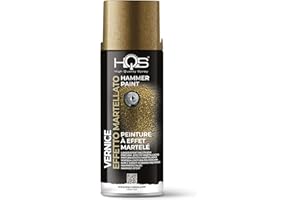 HQS HIGH QUALITY SPRAY HQS Bombe aérosol de peinture Martelé, Bronze