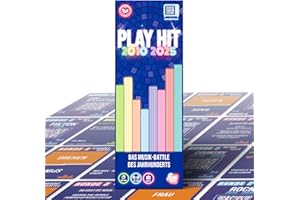 ATM Gaming - PlayHit Gesellschaftsspiel – Das Musikquiz der 2010er bis Heute – Party- und Kartenspiel für Erwachsene und Familien – für 2 bis 10 Spieler ab 16 Jahren