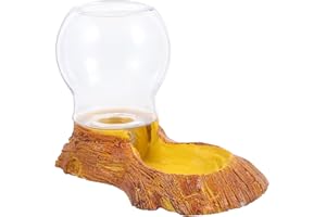 iplusmile Reptilien Wasserspender Automatisch 14X10X10Cm Wasserschale Für Terrarium Geckos Schildkröten Eidechsen Trinkbehälter Praktischer Wasserspender