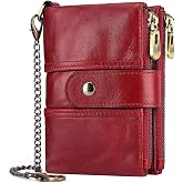 SENDEFN Portafoglio Da Donna in Vera Pelle Con Blocco Rfid, Borsa Lunga Da Donna Con Scomparti SENDEFN Portafoglio Da Donna in Vera Pelle Con Blocco Rfid, Borsa Lunga Da Donna Con Scomparti