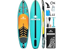 AEORPEW Tavola gonfiabile per adulti, larghezza 89 cm, rinforzo a livello di competizione, con tutti gli accessori premium per tavole da SUP per adulti e ragazzi di tutti i livelli di abilità