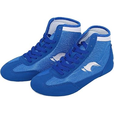 Hiuzylqx Scarpe Da Boxe E Wrestling Uomo - Leggere, Antiscivolo, Con Supporto Alla Caviglia, Per Allenamento E Competizione