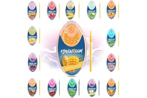 Flavouroom - Premium Kapseln 100er Set | DIY passion fruit Aroma-Filter für unvergesslichen Flavour | inkl. Aufbewahrungsbox für die aromatischen Click Kugeln (Tropical Mango)