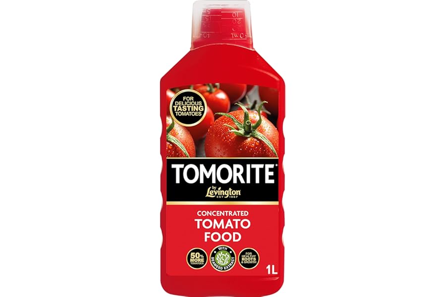Levington Tomorite Liquid Tomato Food, Concentrate, 1L, Red