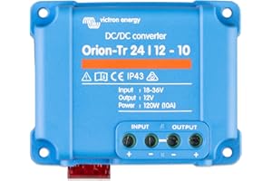 ‎VICTRON ENERGY Victron Energy Orion-Tr IP43 24/12-Volt 10 amp 120-Watt DC/DC Konwerter, Nieizolowany