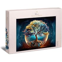 Ulmer Puzzleschmiede - Élégant puzzle de 1000 pièces « Robe du soir » - Puzzle papillon doré et noir avec une brillance élégante - Le papillon comme puzzle animal d'ambiance - Qualité Ulmer Puzzleschmiede - Élégant puzzle de 1000 pièces « Robe du soir » - Puzzle papillon doré et noir avec une brillance élégante - Le papillon comme puzzle animal d'ambiance - Qualité