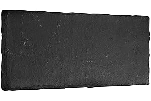 mtb more energy Schiefertafel Schiefer Schild Platte - 30 x 15 cm - rechteckig - DIY - zum selbst Beschriften oder Gravieren für Geschenke, Basteln, Haushalt, Garten