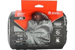 SURVIVE OUTDOORS LONGER SOL Escape Bivvy XL con cappuccio - Arancione