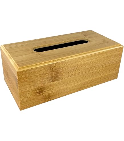 Ukwell Taschentuchbox Aus Holz – Vintage Design Mit Baum Des Lebens, Weiß Gekalkt