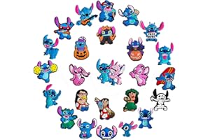 Yoimckay 25pcs Cartoon Schuhdekoration Schuh Anhänger,Kawaii Anime Schuh Dekoration PVC Shoe Charms, Karikatur Dekoration Zubehör für Clogs, für Bracelet,für Kinder, Erwachsene, Heimwerker