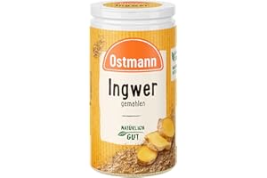 ‎OSTMANN Ostmann Gewürze - Ingwer gemahlen | Nachfüllbare & recyclebare Verpackung | 30 g in der Streudose