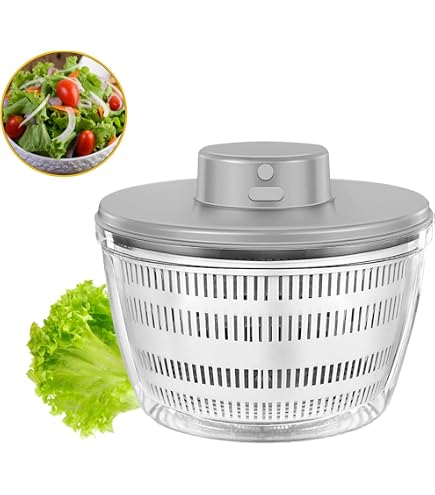 Essoreuse à salade électrique - Sèche-salade - Rechargeable par USB Essoreuse à salade électrique - Sèche-salade - Rechargeable par USB