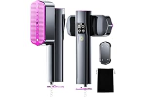 TOPPLEE Ferro da Stiro Verticale, 2 in 1 Stiratore Verticale da Portatile da 1300W, Vaporizzatore per Indumenti Solo 0,6 KG, 10 Minuti di Vapore Continuo, Ferro da Stiro a Vapore per Viaggi e Casa