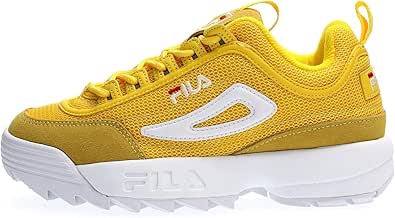 disruptor mlw baskets suède lacet femme jaune