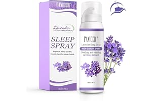 FANICER Spray para Dormir con Lavanda, Nebulizador de Almohada con Aceite Esencial para un Sueño Profundo y Reparador, Ayuda Potente para Conciliar el Sueño, Ideal para Aromaterapia, Yoga de Habitaciones