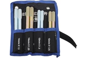 TOMOTATO 8 Pcs Wheel Alignment Pin, Wheel Hanger Alignment Pin Set Wheel Stud Pilot Pinds Wheel Hanger Positioning Guide Balancing Tools for Changing Tires