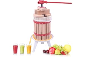 Suusolny 6L DIY Fruit Press Juice Press Wine Press Mechanical Mash Press Apple Press