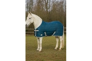 Horse Masters Quilted Stable Rug No Neck 100g – Lightweight Stable Blanket for Horses | Breathable, Warm & Comfortable | Durable Equestrian Horse Rug for Winter & Cold Weather