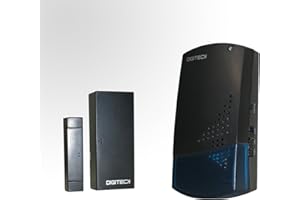 DIGITECK A4C WIRELESS SHOP VISITOR BELL Door ENTRY Magnet Contact Alert CHIME ALARM 100M