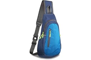 TITECOUGO Small Sling Bag, Lightweight Crossbody Backpack for Men Women Shoulder Bag for Sports and Outdoor