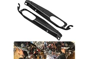 Bid4ze Nero Interno Pipistrello Carenatura Supporto Speaker Staffe Per Harley Electra Glide Ultra Classic Street Tri Glide 1996-13