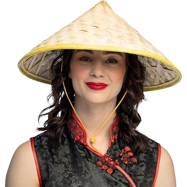 Cappello Da Samurai In Bambù Nero, Diametro 36 Cm, Leggero E Traspirante, Per Cosplay Ninja, Feste A Tema, Spettacoli Teatrali E Pesca, Colore Casuale