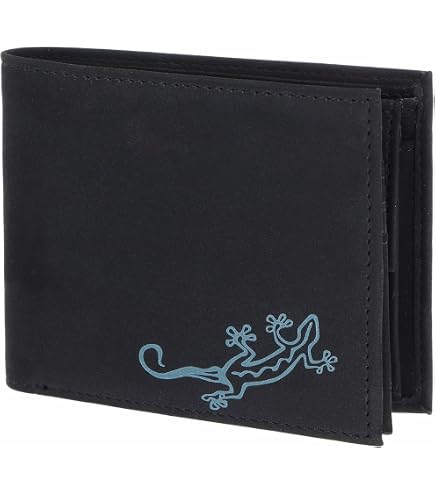 Oxmox New Cryptan Mobile Wallet – Schmale Geldbörse Mit Smartphonefach, Münzfach Und Kartenfächern, Schwarz, Aus Polyurethan, Ca. 18x9,5x2 Cm