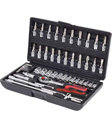Douille 6 Pans Courte 67 Mm - Carré 1 Pouce - Chrome Vanadium - KS Tools 911.1067 - Pour Clé à Choc