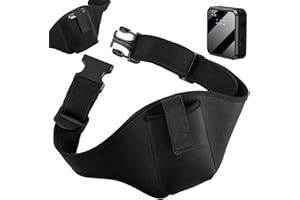 LOMSUXA Verstellbare Mikrofon Gürteltasche für Fitness Tragbare Hüfttasche für Kabellose Mikrofone Fanny mit Stauraum für Mikrofon Beim Laufen und Training