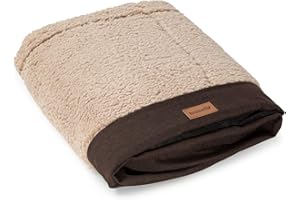 brunolie Odin - Rivestimento di Ricambio per Divanetto Odin, Lavabile, Igienico e Antiscivolo, Taglia M, Beige