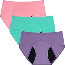 Bambody Periodenunterwäsche 6er-Pack - Auslaufsicher & Saugfähig Wie 2 Tampons